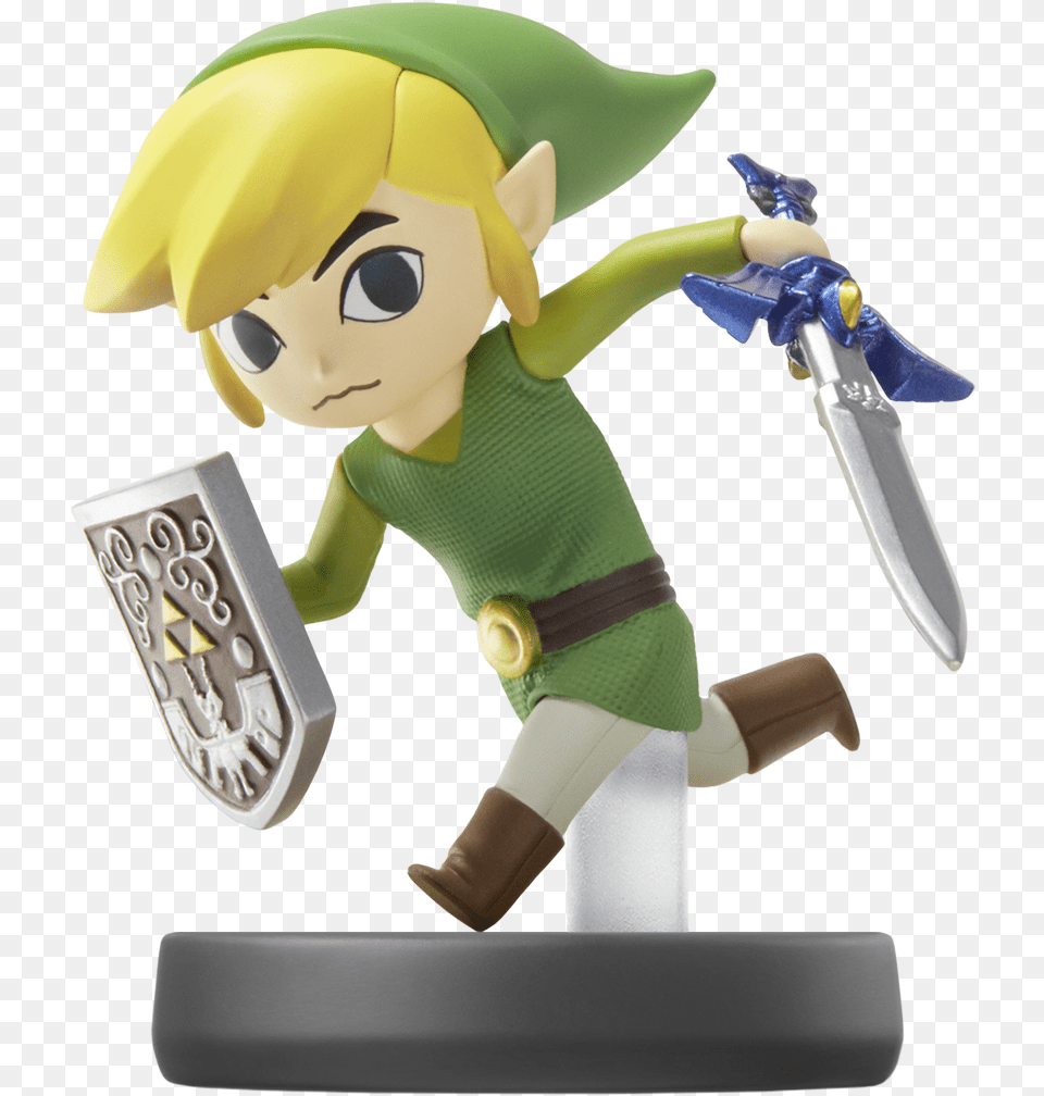 Transparent Twilight Princess Link Link Wind Waker Amiibo, Figurine, Baby, Person, Face Free Png Download