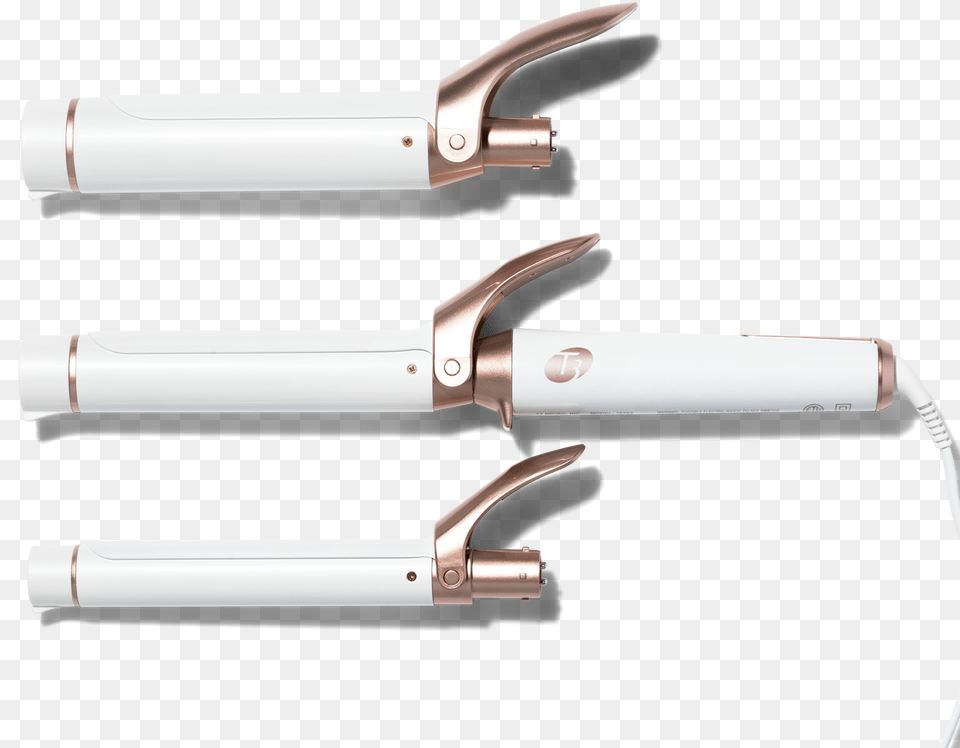 Twirl Curling Iron White And Rose Gold, Cutlery, Weapon, Electronics, Hardware Free Transparent Png