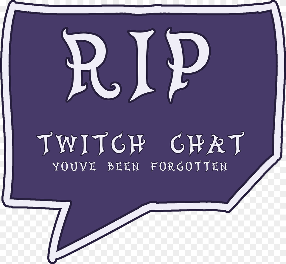 Transparent Twitch Chat Emblem, Text, Blackboard, Logo Png Image