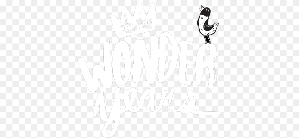 Twy Wonder Years Band Logo, Text, Stencil, Person, People Free Transparent Png