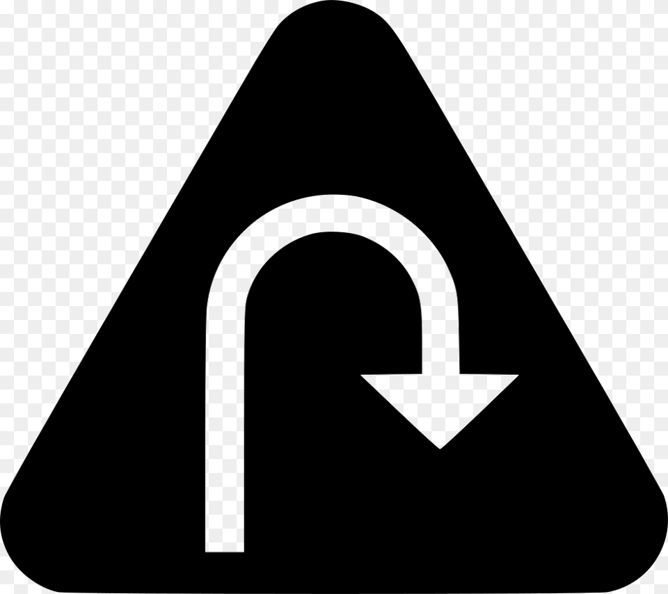 Transparent U Turn Sign, Triangle, Symbol, Disk Free Png Download