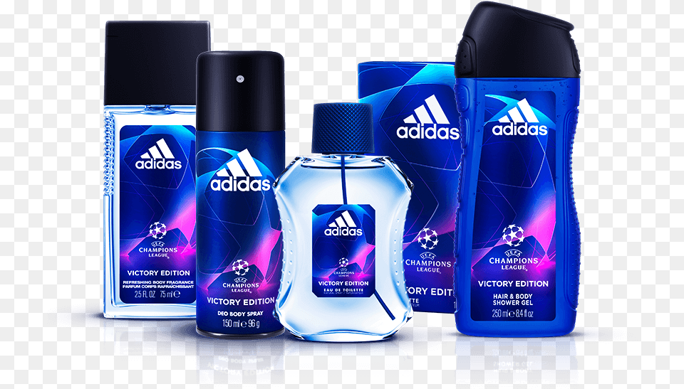 Transparent Uefa Champions League Trophy Adidas Champions League Victory Edition, Bottle, Cosmetics, Perfume, Aftershave Free Png Download