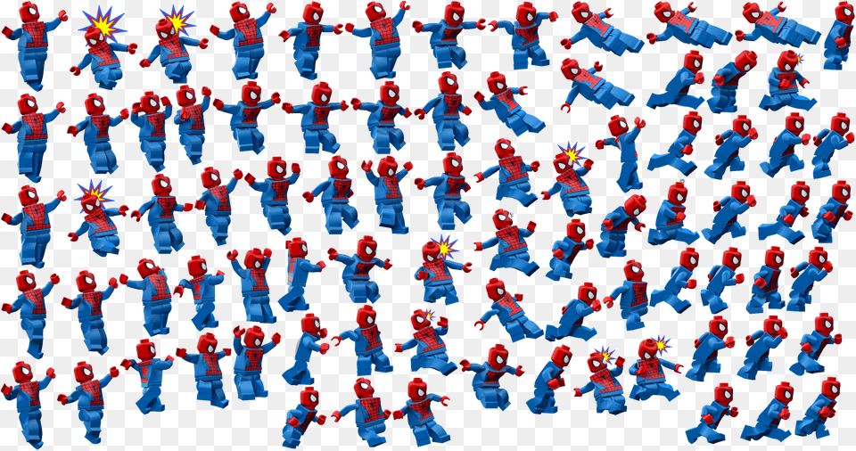 Transparent Ultimate Spiderman Spiderman Sprites, People, Person, Baby, Crowd Free Png