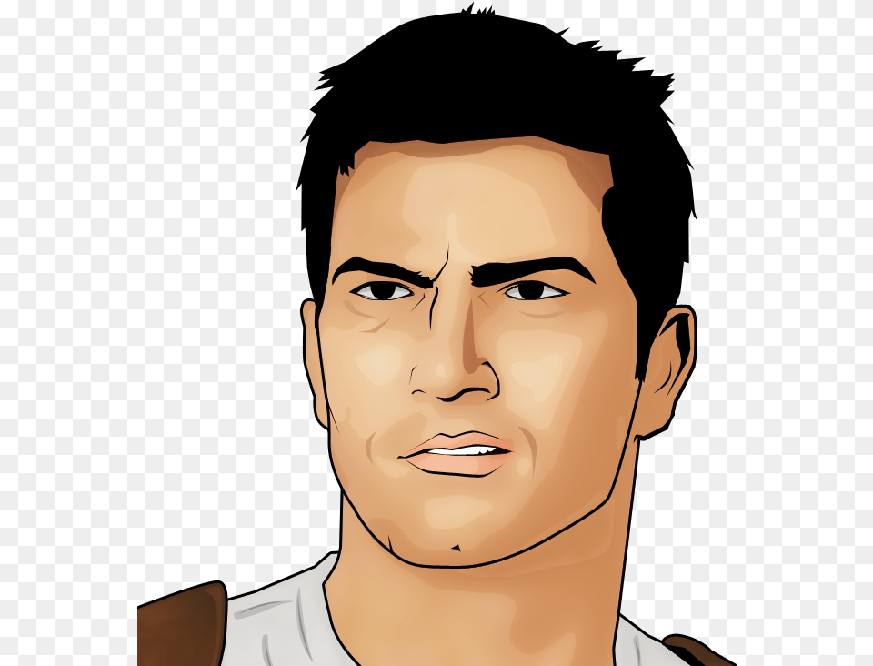 Transparent Uncharted Uncharted Drake Clipart, Body Part, Face, Portrait, Head Free Png Download