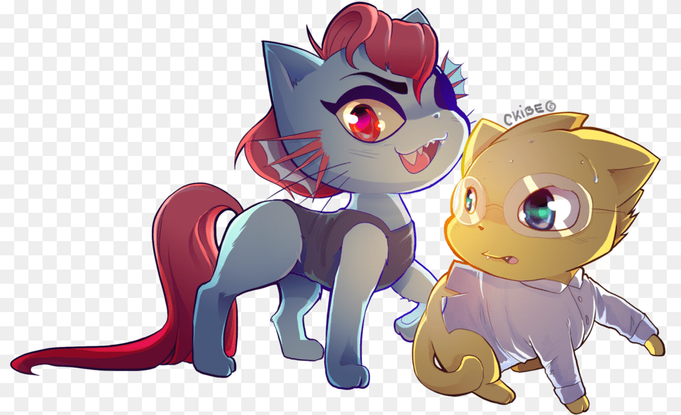 Undyne Undertale Characters As Cats, Book, Comics, Publication, Baby Free Transparent Png