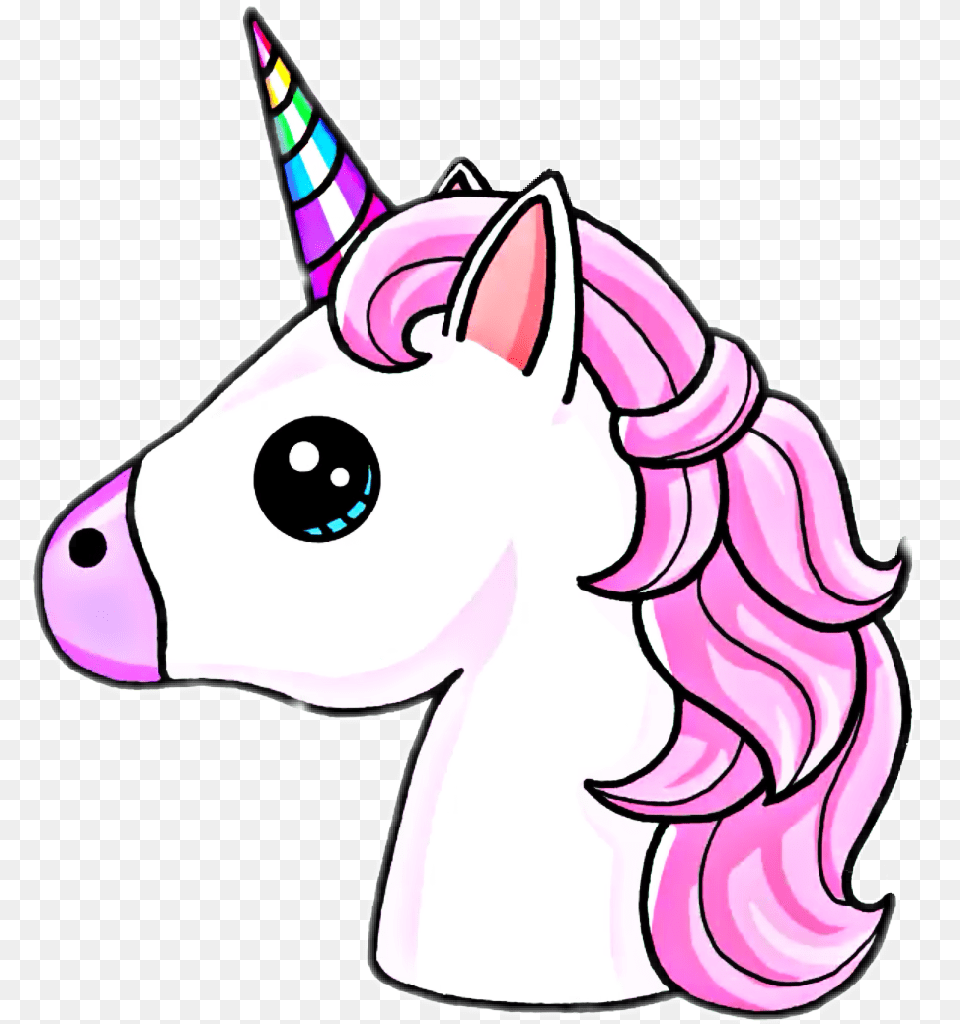 Transparent Unicorn Face Clipart Easy Unicorn Drawing, Clothing, Hat, Baby, Person Png Image