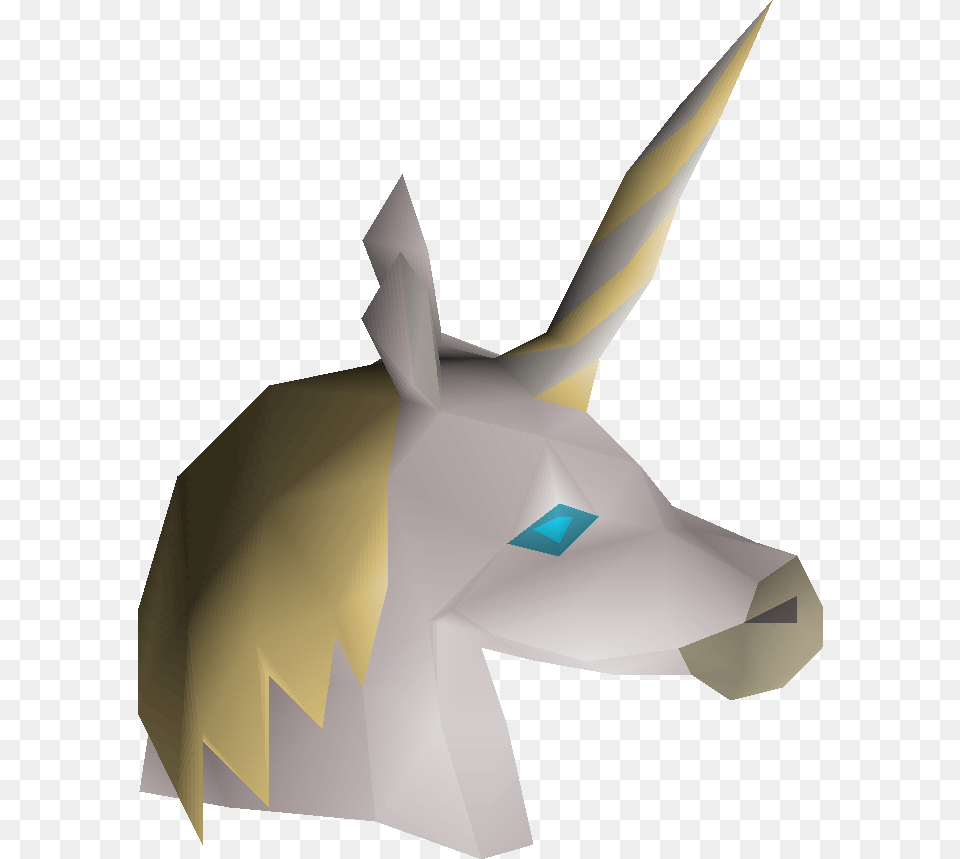 Transparent Unicorn Head White Unicorn Mask Osrs, Paper, Animal, Mammal, Wildlife Png