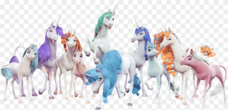 Unicorns Mia And Me Moon Unicorn, Figurine, Animal, Horse, Mammal Free Transparent Png