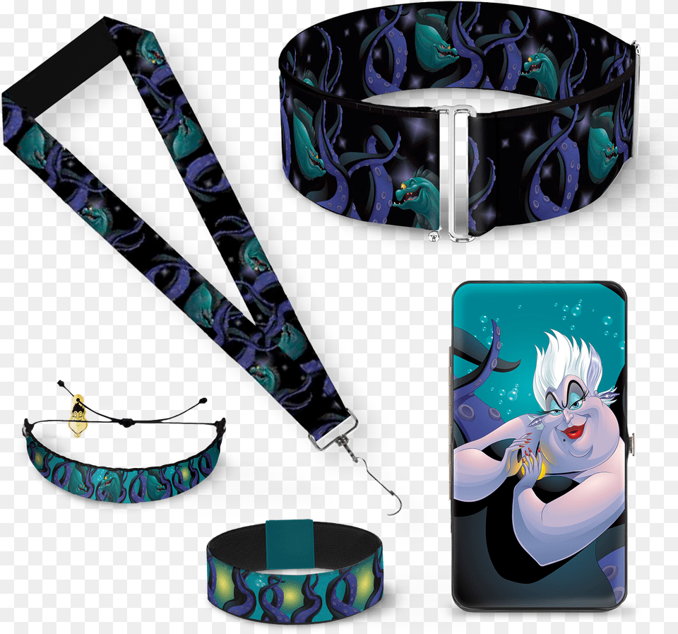 Transparent Ursula Flotsam And Jetsam Disney Belt, Accessories, Adult, Female, Person Png