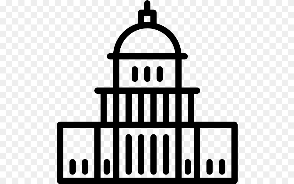 Transparent Us Capitol Building Clipart Clipart Necessary And Proper Clause, Gray Free Png Download