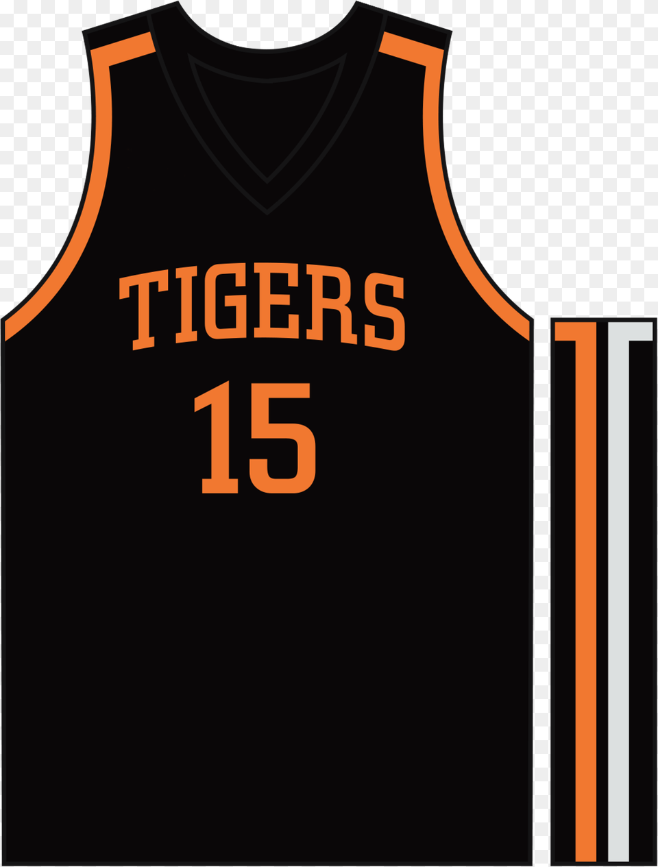 Transparent Usa Basketball Logo Basketball Jersey Design Black And Orange, Clothing, Shirt Free Png Download