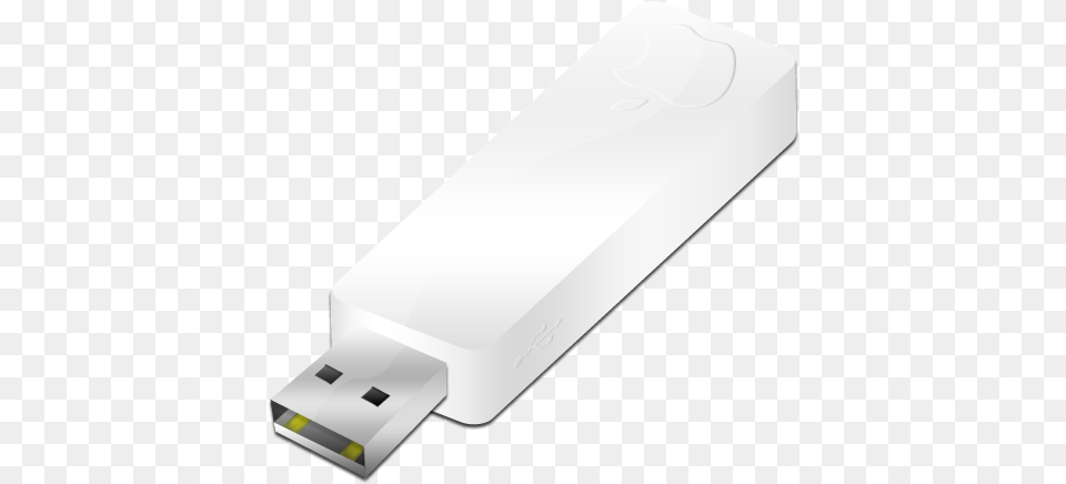 Transparent Usb Stick White Flash Drive, Adapter, Electronics, Disk, Computer Hardware Free Png Download