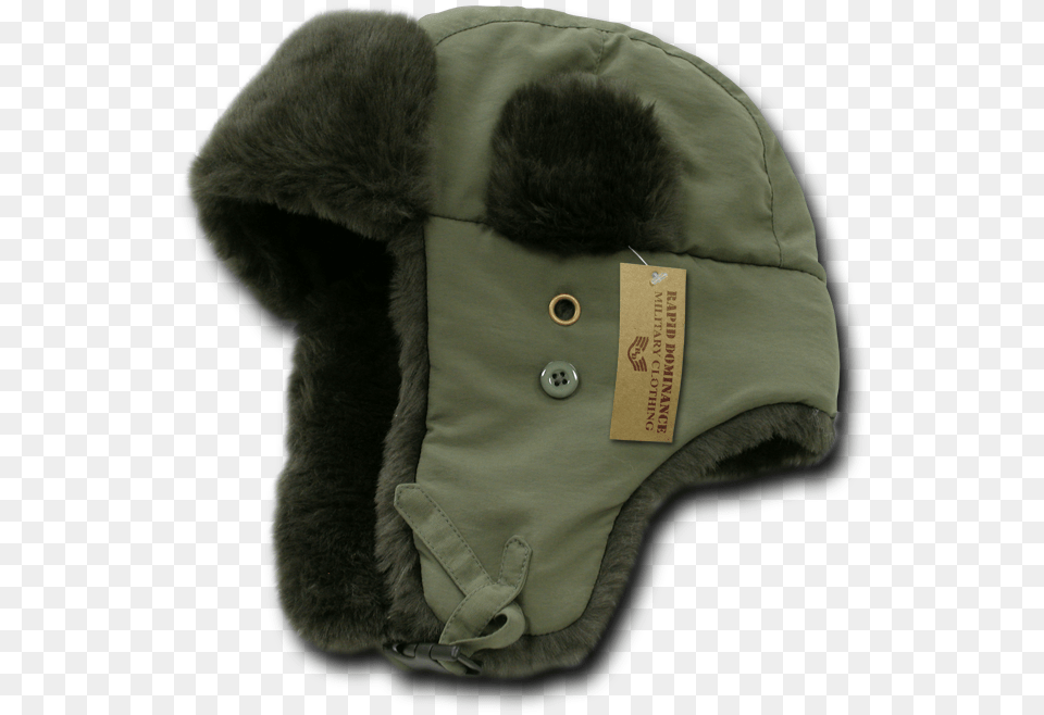 Transparent Ushanka Aviator Hat Green, Clothing, Hood, Hoodie, Knitwear Png Image