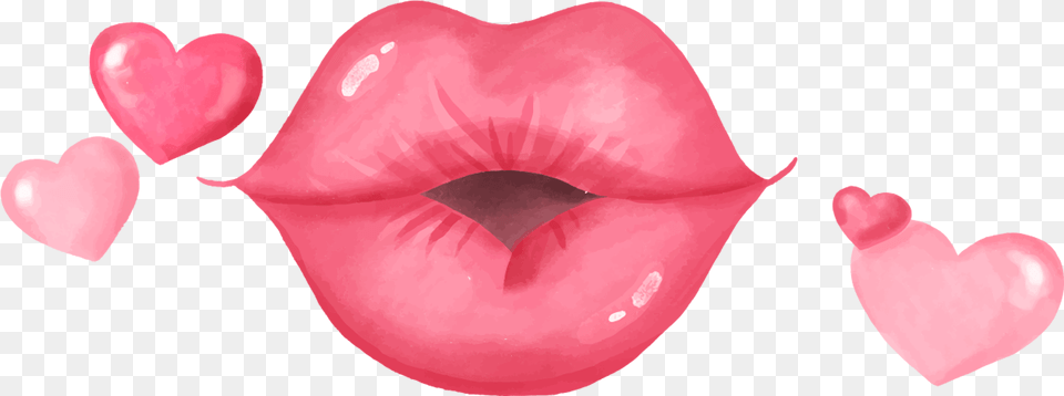 Valentine Clipart Kiss Lips Clipart, Body Part, Mouth, Person Free Transparent Png