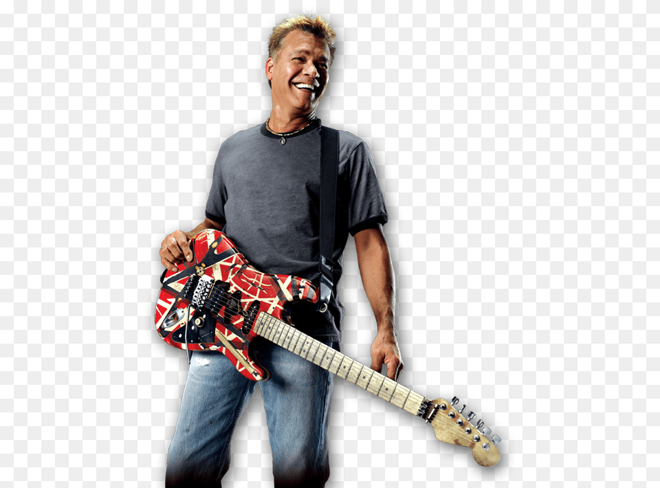 Transparent Van Halen Eddie Van Halen Transparent, Adult, Musical Instrument, Man, Male Png