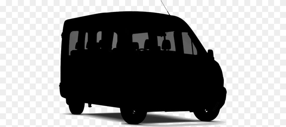 Transparent Van With People Icon Compact Van, Bus, Minibus, Transportation, Vehicle Free Png Download