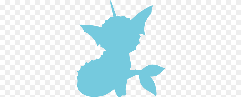 Transparent Vaporeon Silhouette Of A Pokemon, Baby, Person, Animal, Sea Life Png Image
