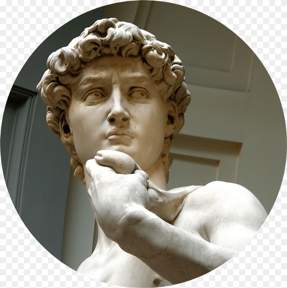 Transparent Vaporwave Statue Accademia Di Belle Arti Firenze David Statue, Art, Face, Head, Person Png Image
