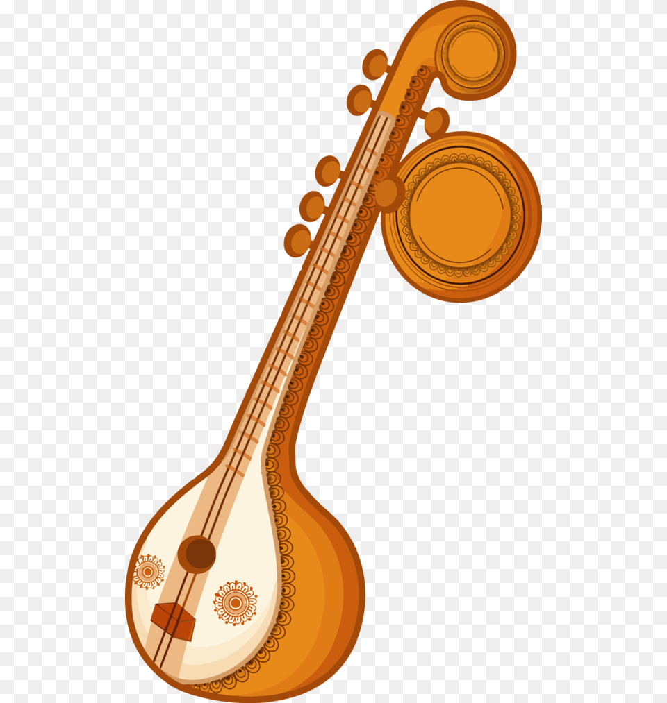 Vasant Panchami String Instrument Musical, Lute, Musical Instrument, Mandolin Free Transparent Png