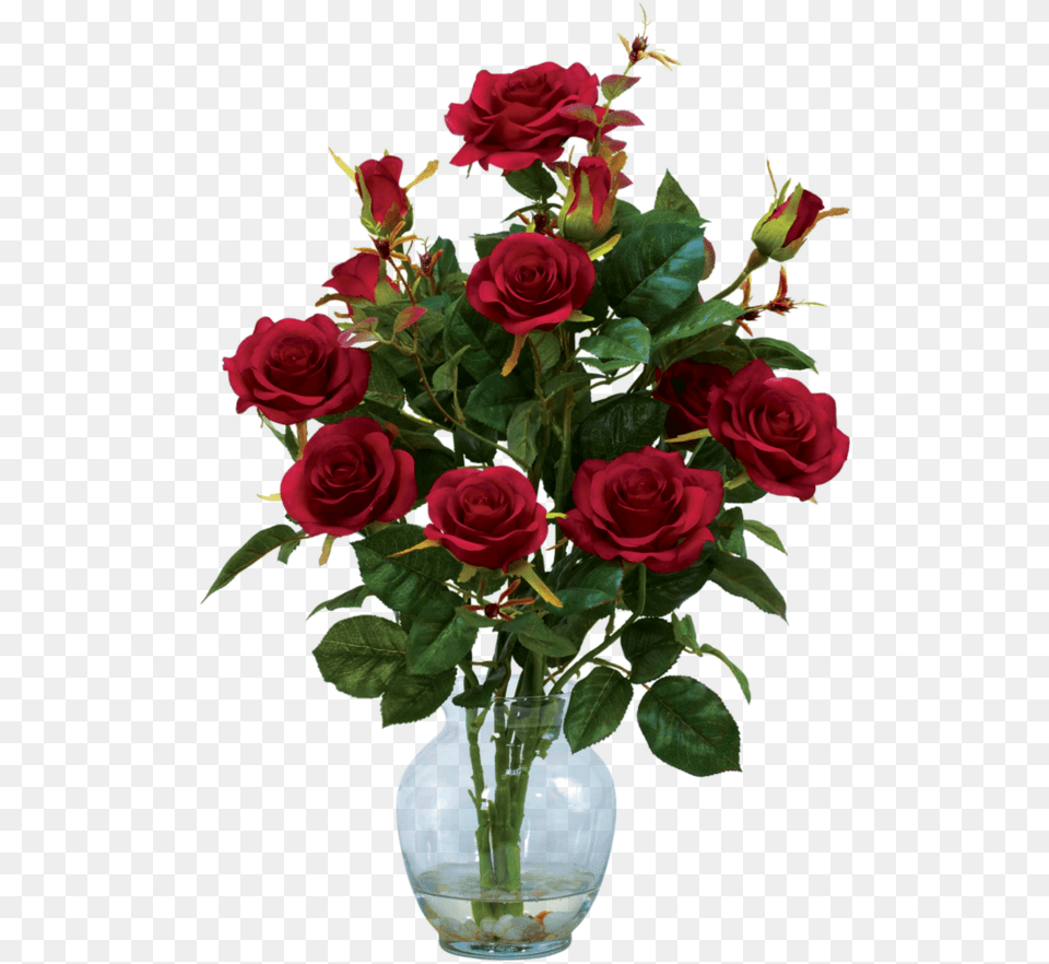 Transparent Vase Clipart Rose Line Flower Arrangement, Flower Arrangement, Flower Bouquet, Plant, Pottery Free Png