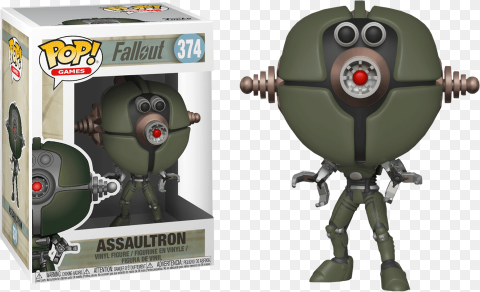 Transparent Vault Boy Fallout Assaultron Pop, Toy, Robot Free Png Download