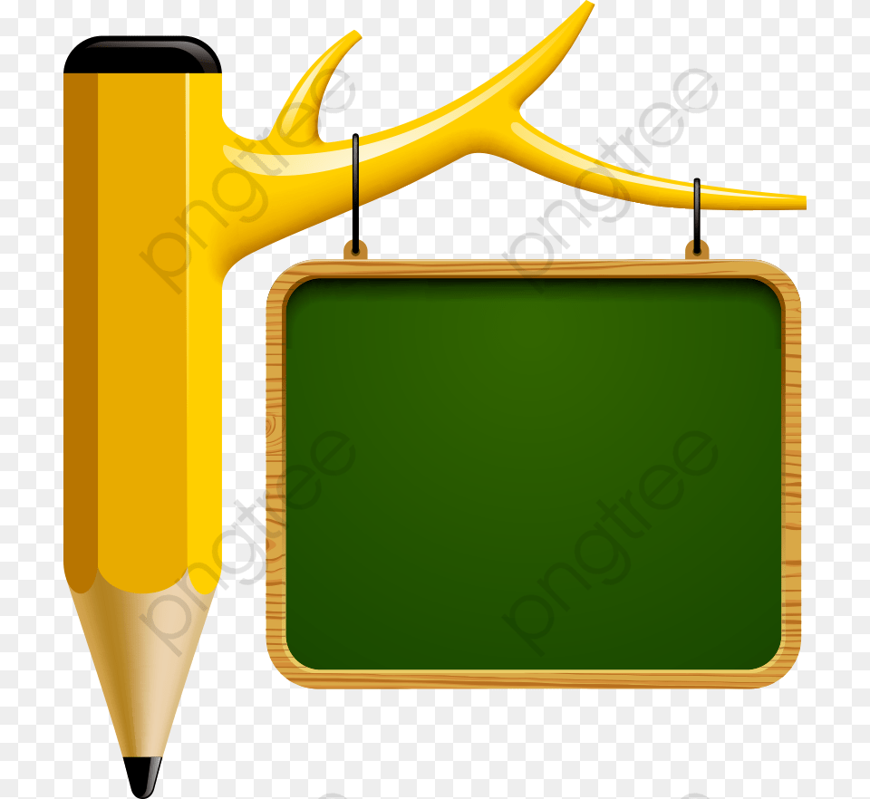 Transparent Vector Pencil And Quadro Negro Vetor, Antler Free Png