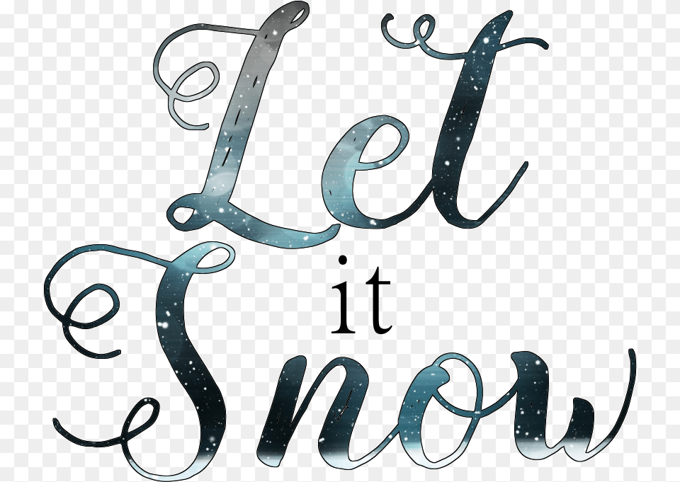 Transparent Vectric Clipart Download Transparent Let It Snow, Calligraphy, Handwriting, Text Png