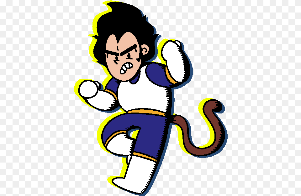 Vegeta Hair Cartoon, Face, Head, Person, Baby Free Transparent Png