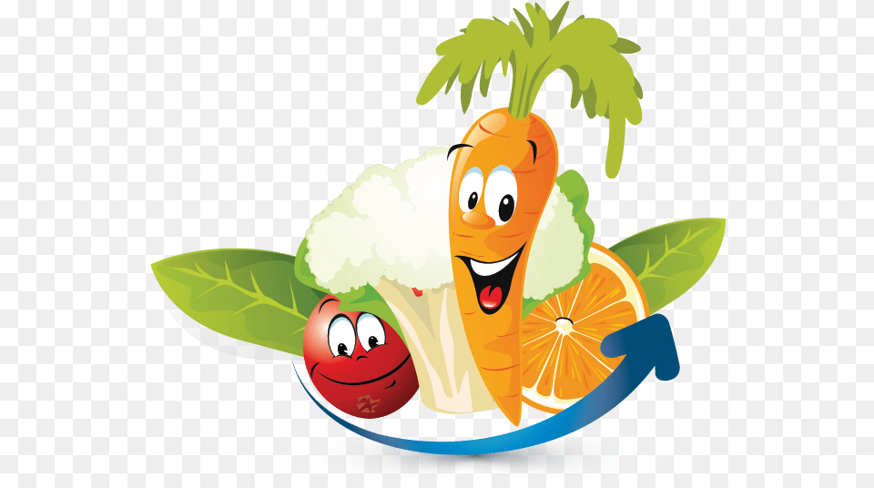 Transparent Vegetables Clipart Fruits And Vegetables Cartoon, Leaf, Plant, Food, Produce Free Png