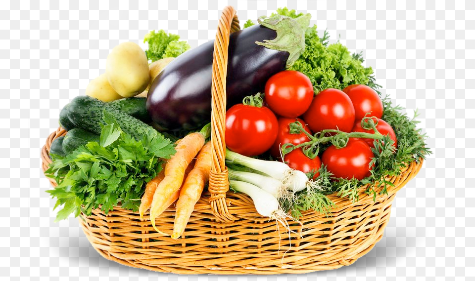 Transparent Vegetables In The Basket Download Vegetables In A Basket, Food, Produce, Fruit, Pear Png Image