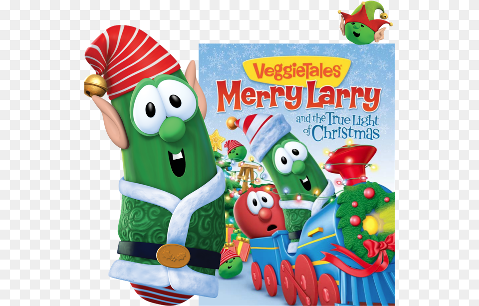 Transparent Veggie Tales Clipart Veggietales Merry Larry And The True Light, Outdoors, Advertisement, Nature Png Image
