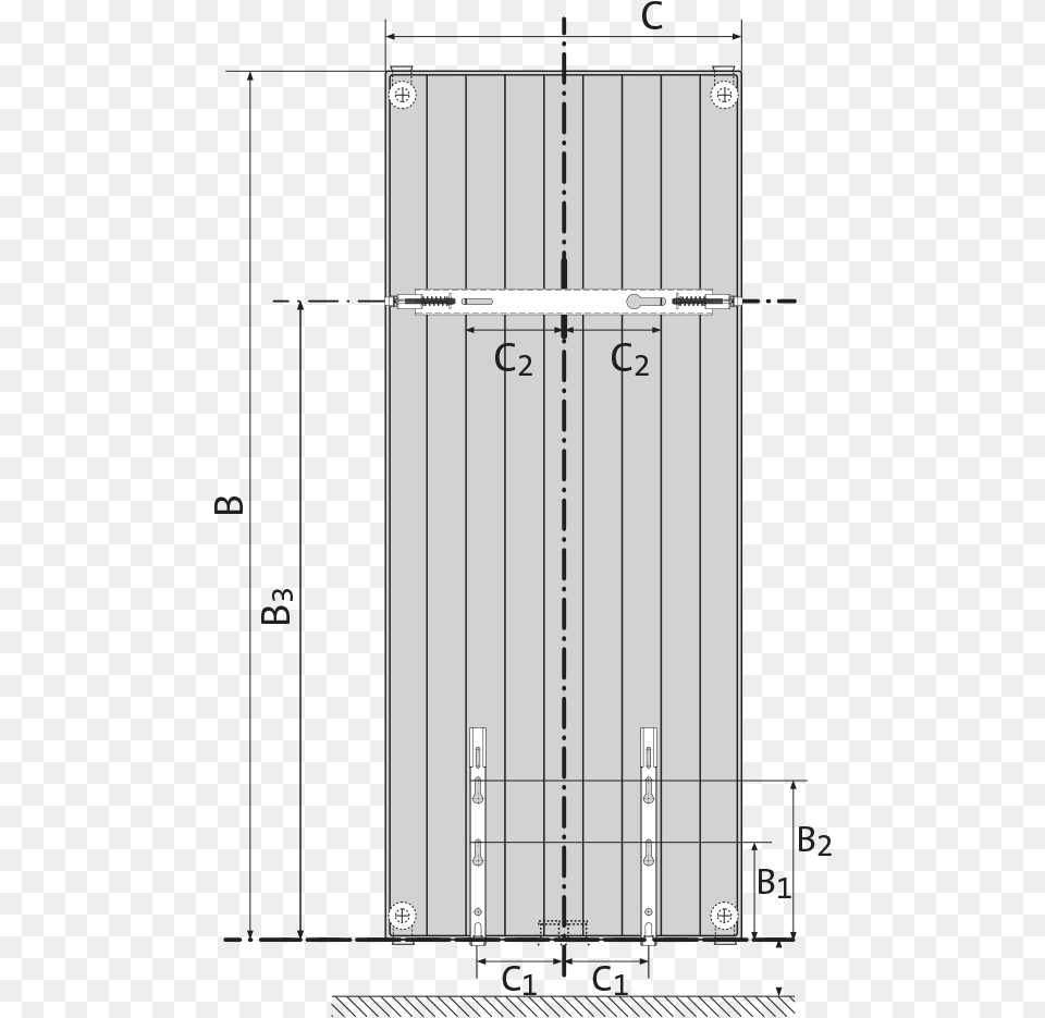Transparent Vertical Black Line Fixation Radiateur Vertical Radson Png