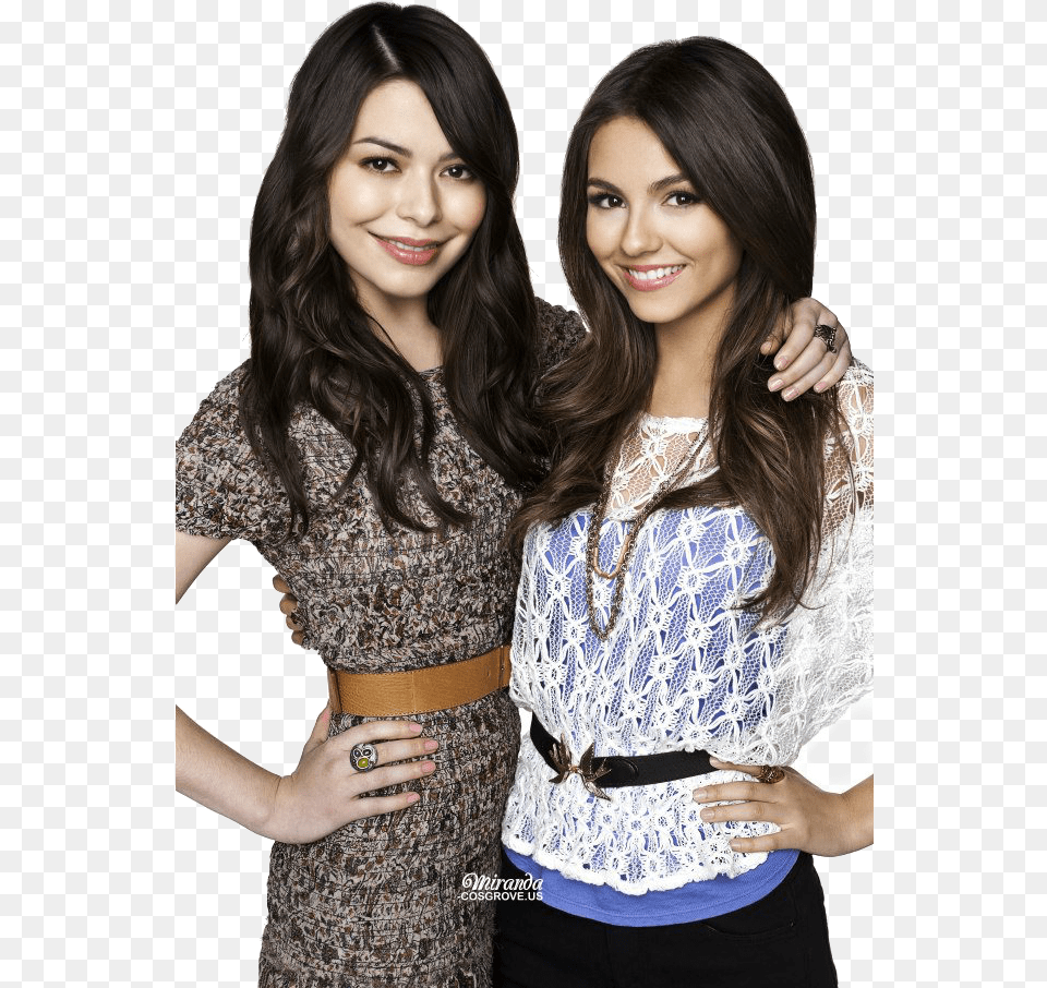Transparent Victoria Justice Victoria Justice And Miranda, Woman, Adult, Blouse, Clothing Png Image