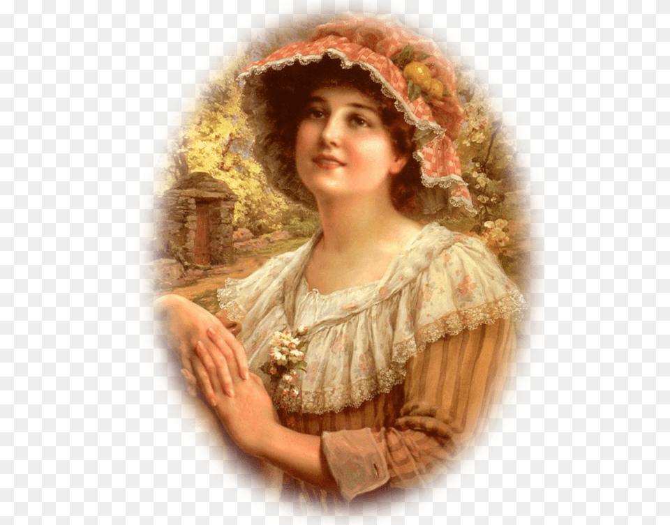 Victorian Woman Emile Vernon, Head, Art, Portrait, Clothing Free Transparent Png