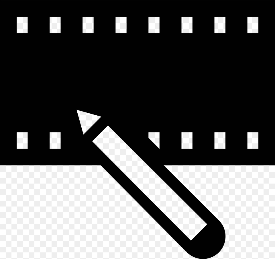 Transparent Video Editing Icon, Gray Png Image