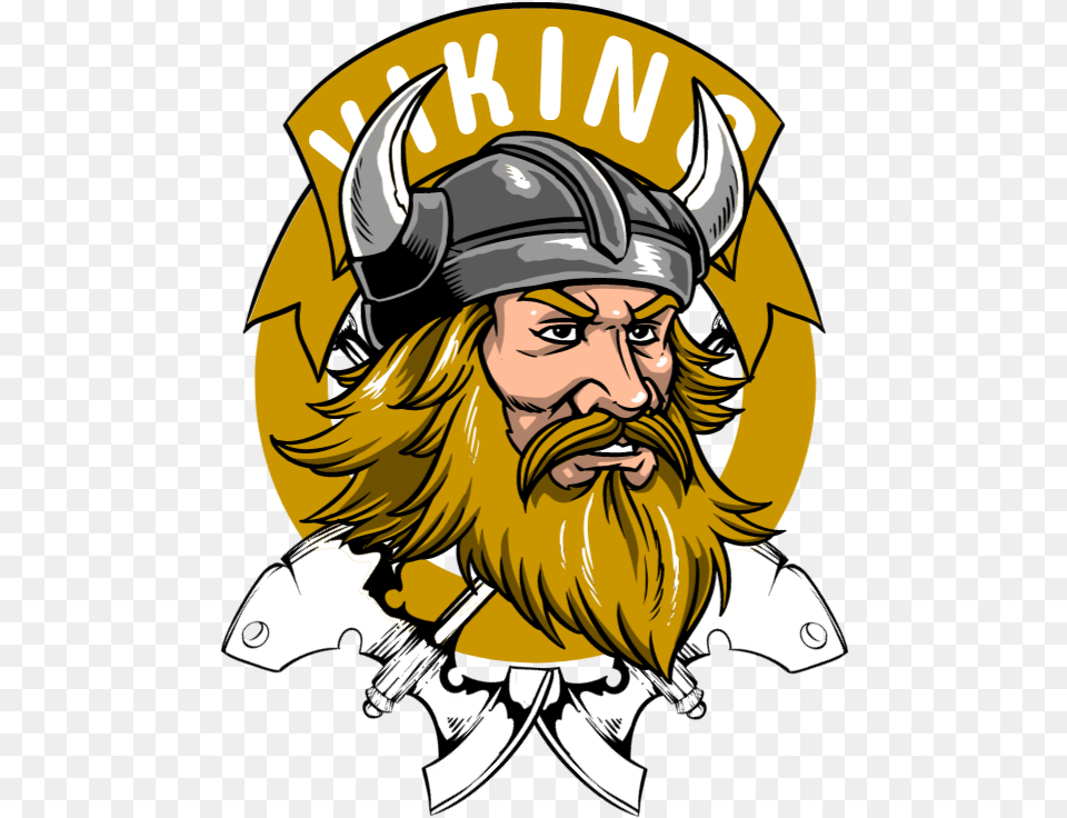 Transparent Viking Beard Cartoon, Adult, Man, Male, Logo Png Image
