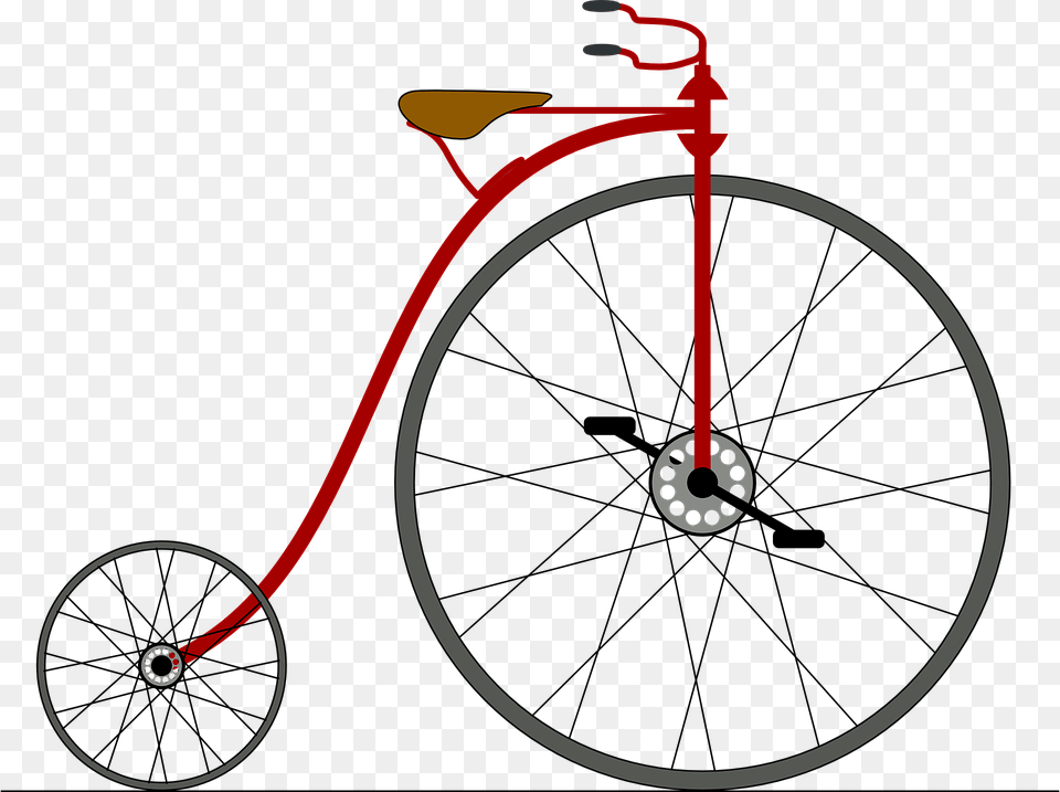 Transparent Vintage Bicycle Old Bike Transparent Background, Transportation, Vehicle, Machine, Wheel Png Image