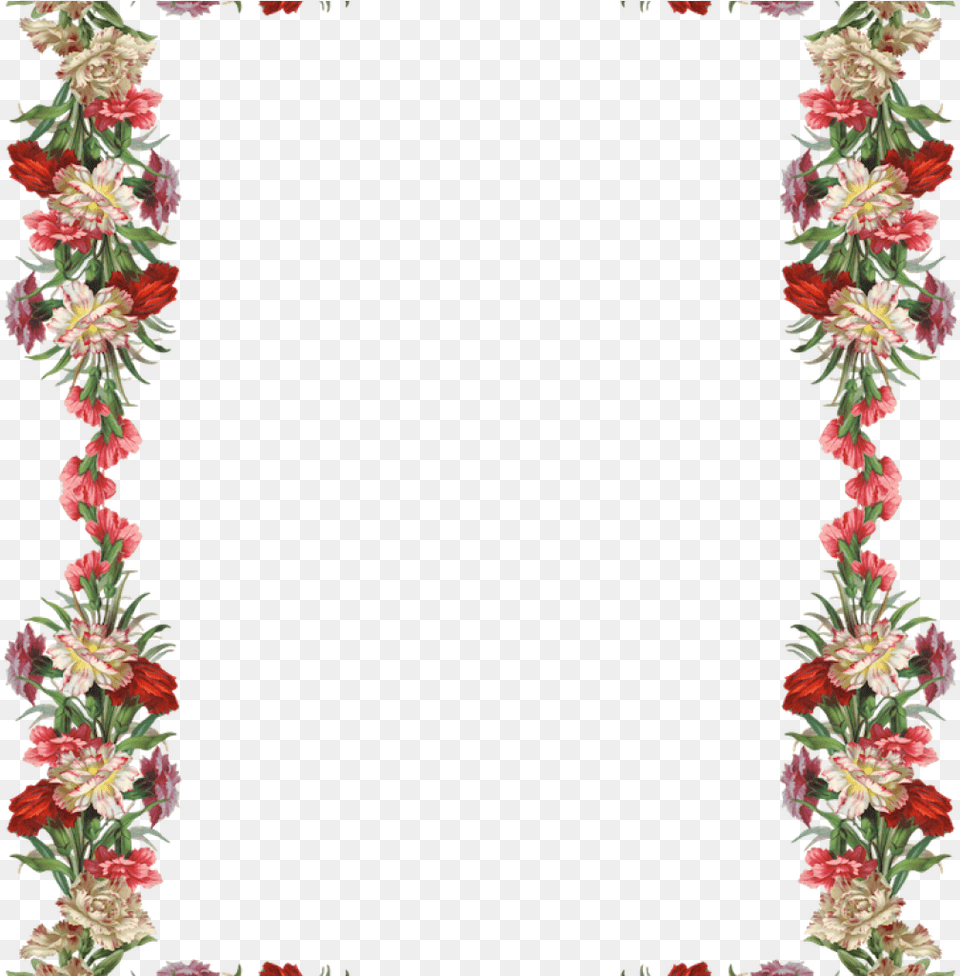 Transparent Vintage Borders Flower Border Design, Flower Arrangement, Plant, Accessories, Art Free Png