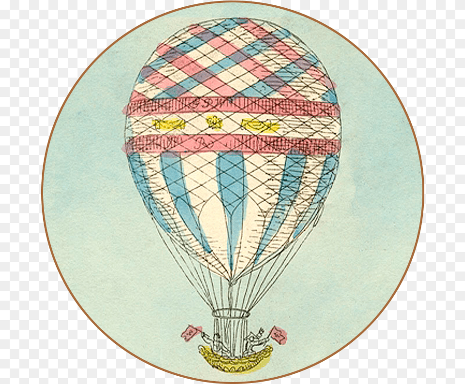 Transparent Vintage Hot Air Balloon Clipart Hot Air Balloon, Aircraft, Hot Air Balloon, Transportation, Vehicle Free Png Download