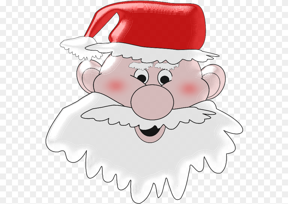 Transparent Vintage Santa Face Clipart Christmas Day, Baby, Person Free Png