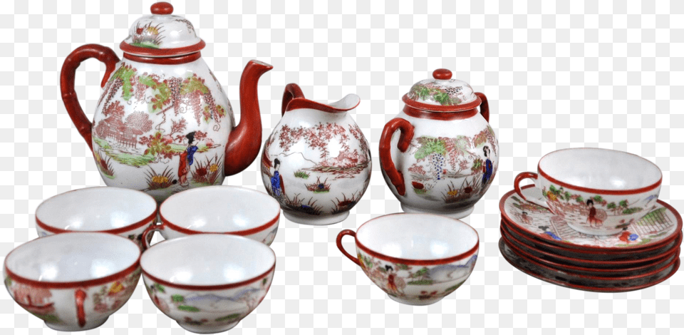 Vintage Tea Cup Teapot, Art, Porcelain, Pottery, Cookware Free Transparent Png