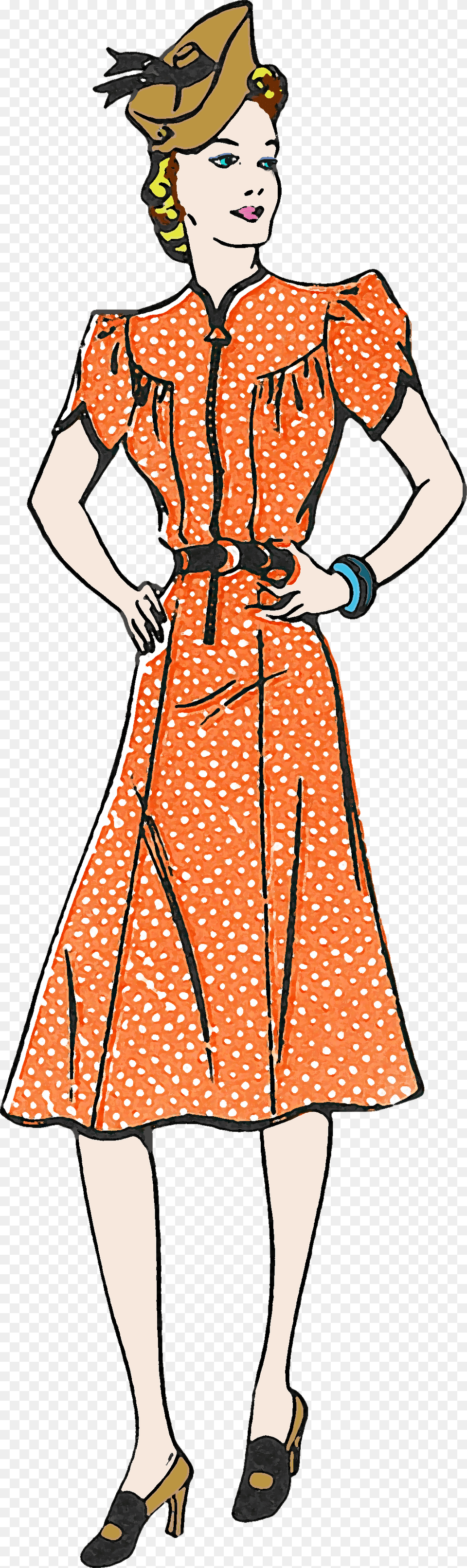 Vintage Woman Paveiksliukai Mada, Clothing, Dress, Adult, Person Free Transparent Png