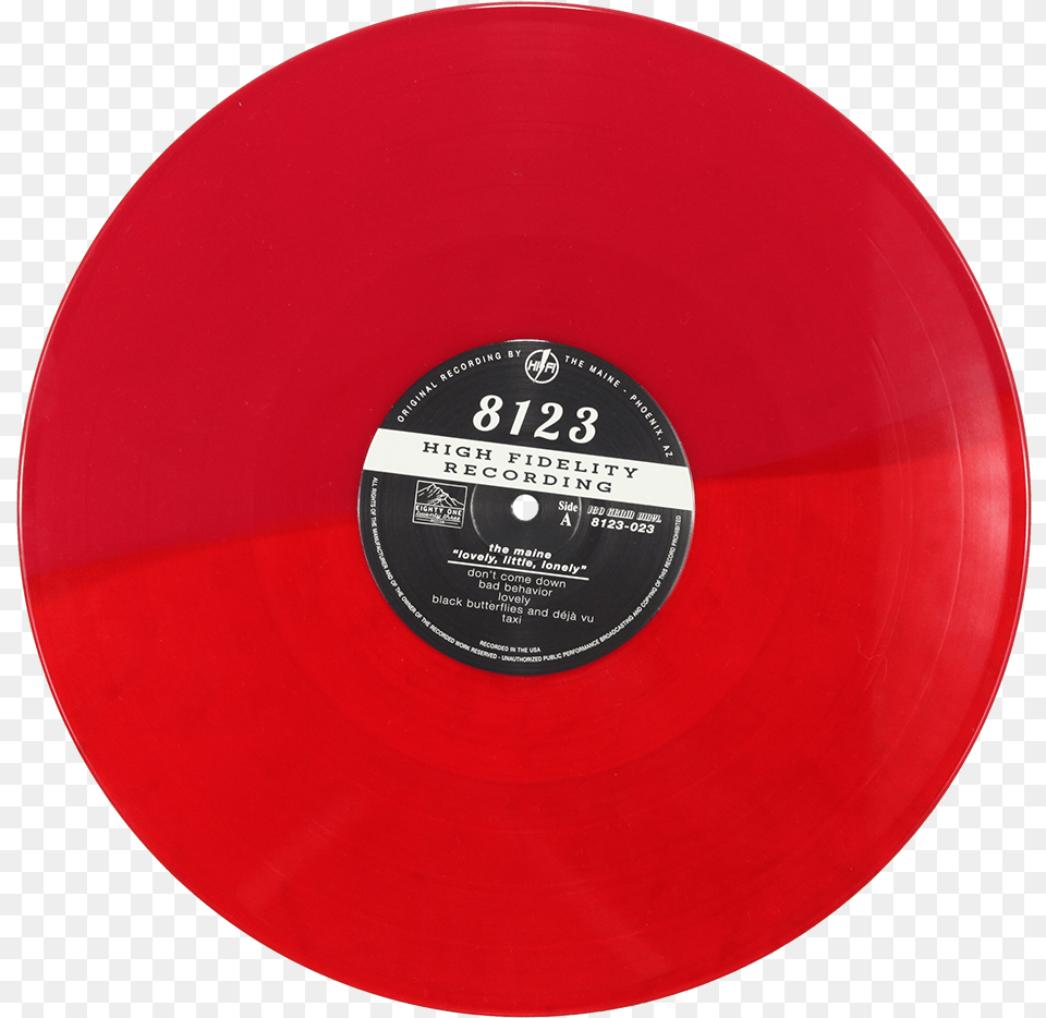 Transparent Vinyl Red Circle, Disk, Hockey, Ice Hockey, Ice Hockey Puck Png Image