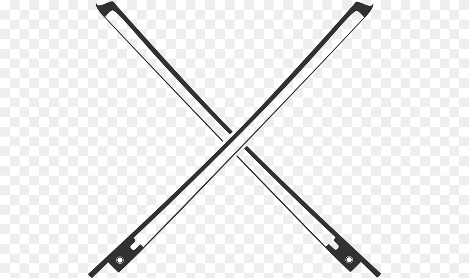 Transparent Violin Bow Crossed Baseball Bat Jpg, Sword, Weapon, Baton, Stick Free Png Download