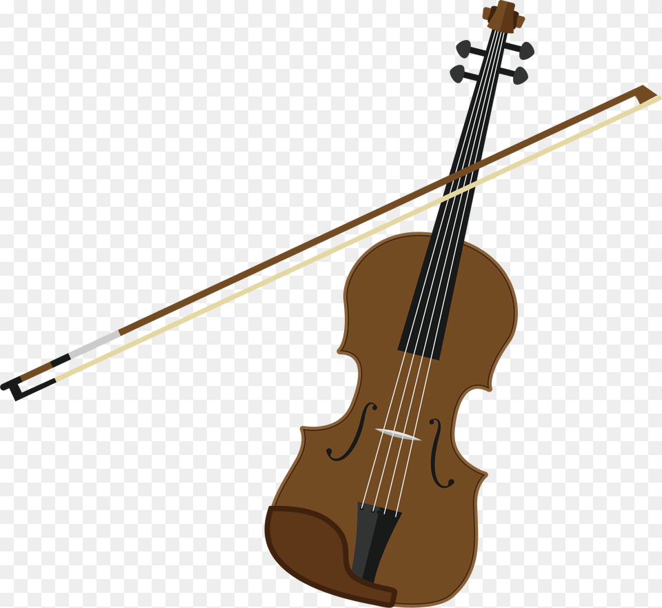 Transparent Violin Clipart Violin And Bow Clipart, Musical Instrument Free Png Download