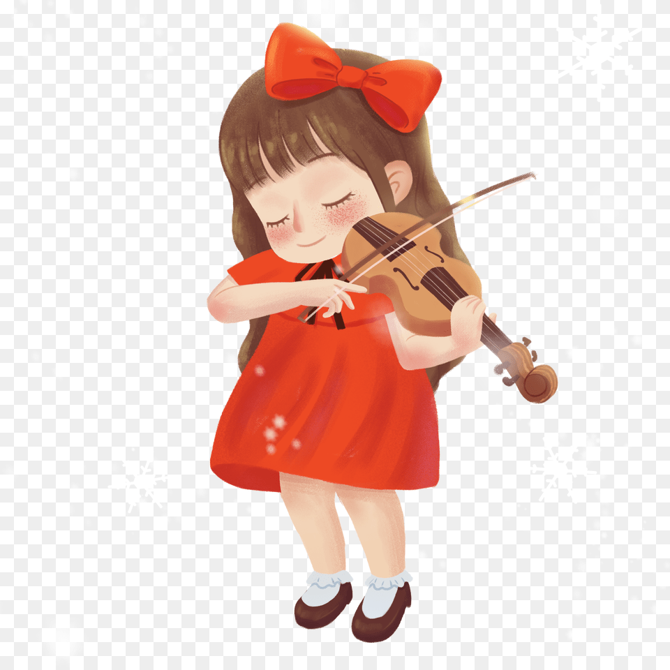 Transparent Violo Vector Cute Girl With Violin, Musical Instrument, Child, Female, Person Png
