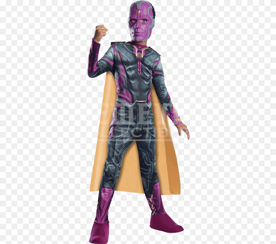 Transparent Vision Marvel Costume Visione Avengers, Clothing, Person, Adult, Male Free Png