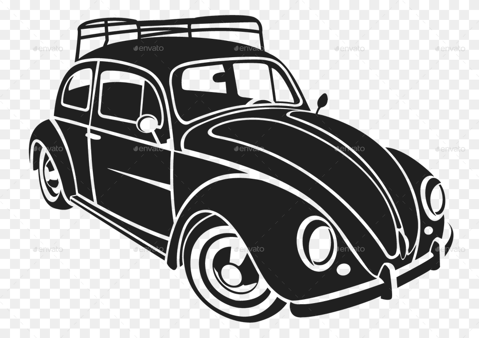Transparent Volkswagen Clipart Vw Bug, Car, Transportation, Vehicle, Furniture Free Png
