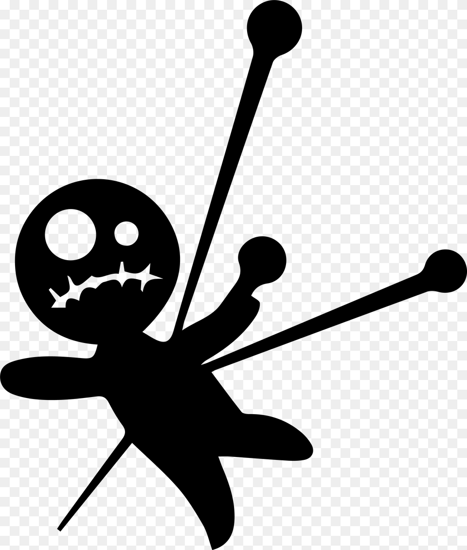Transparent Voodoo Doll Voodoo Doll Black And White, Gray Free Png