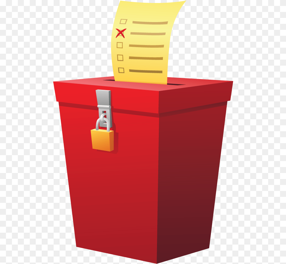 Transparent Vote Clipart Voting Box, Mailbox Free Png